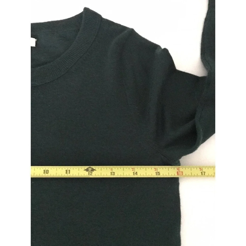 J. Crew | Women's 3/4 Sleeve Crew Neck Pullover Wool Tee Size XS Green